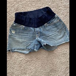 Maternity jean shorts GAP